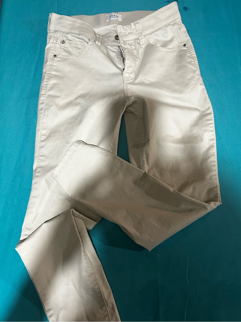 Women’s Straight Leg Pants in Cream